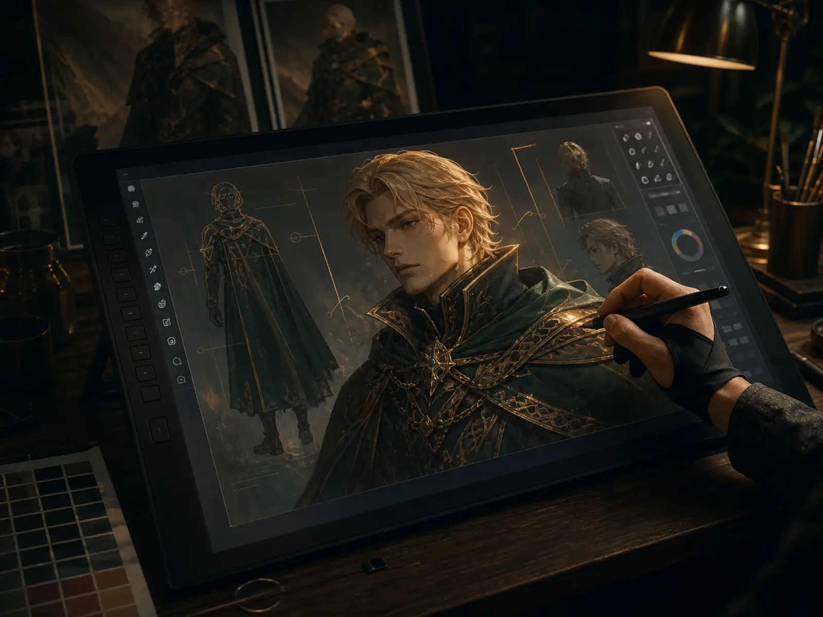 Digital brush practice course cover